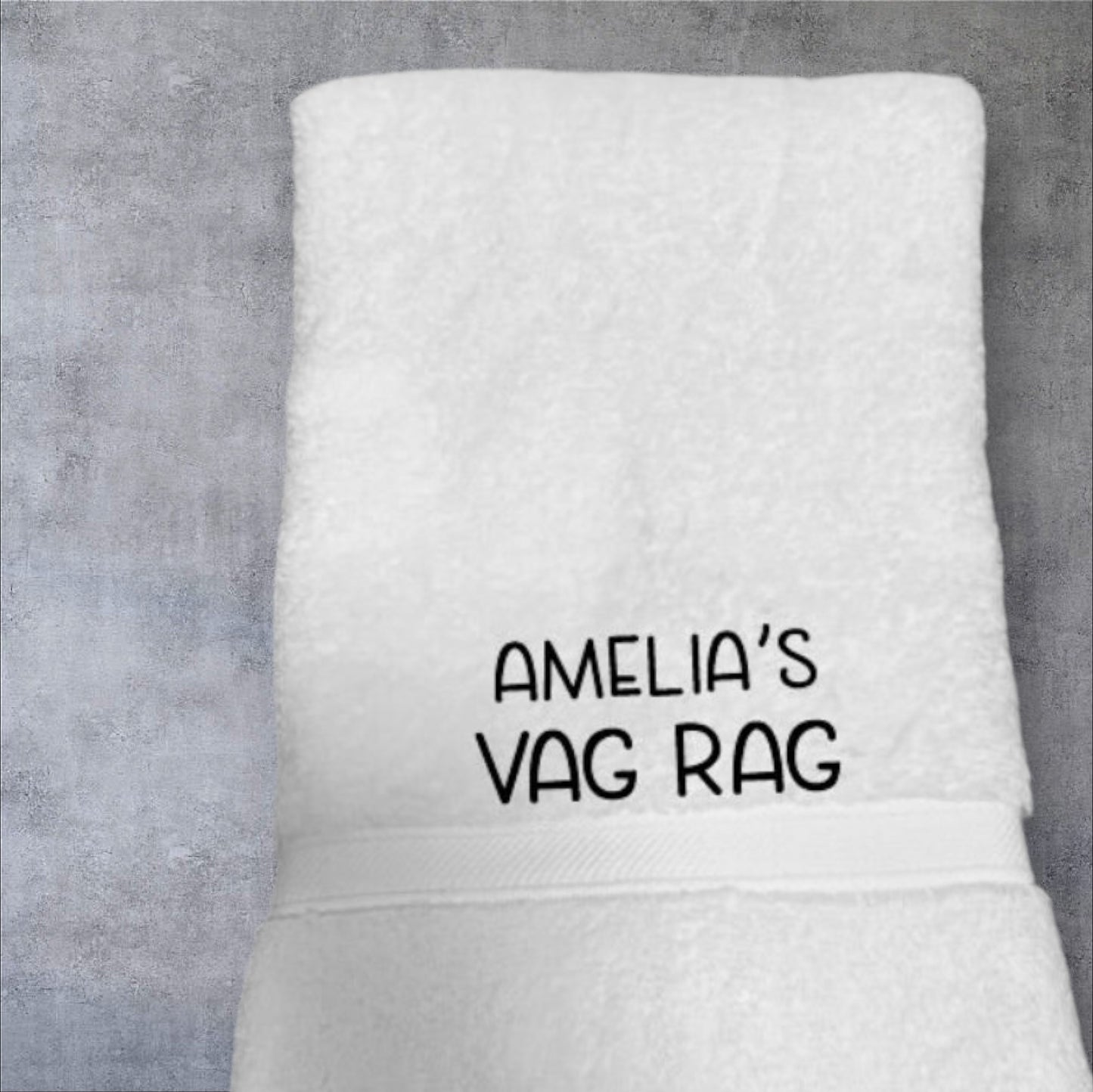 Funny Vag Rag Towel or Flannel