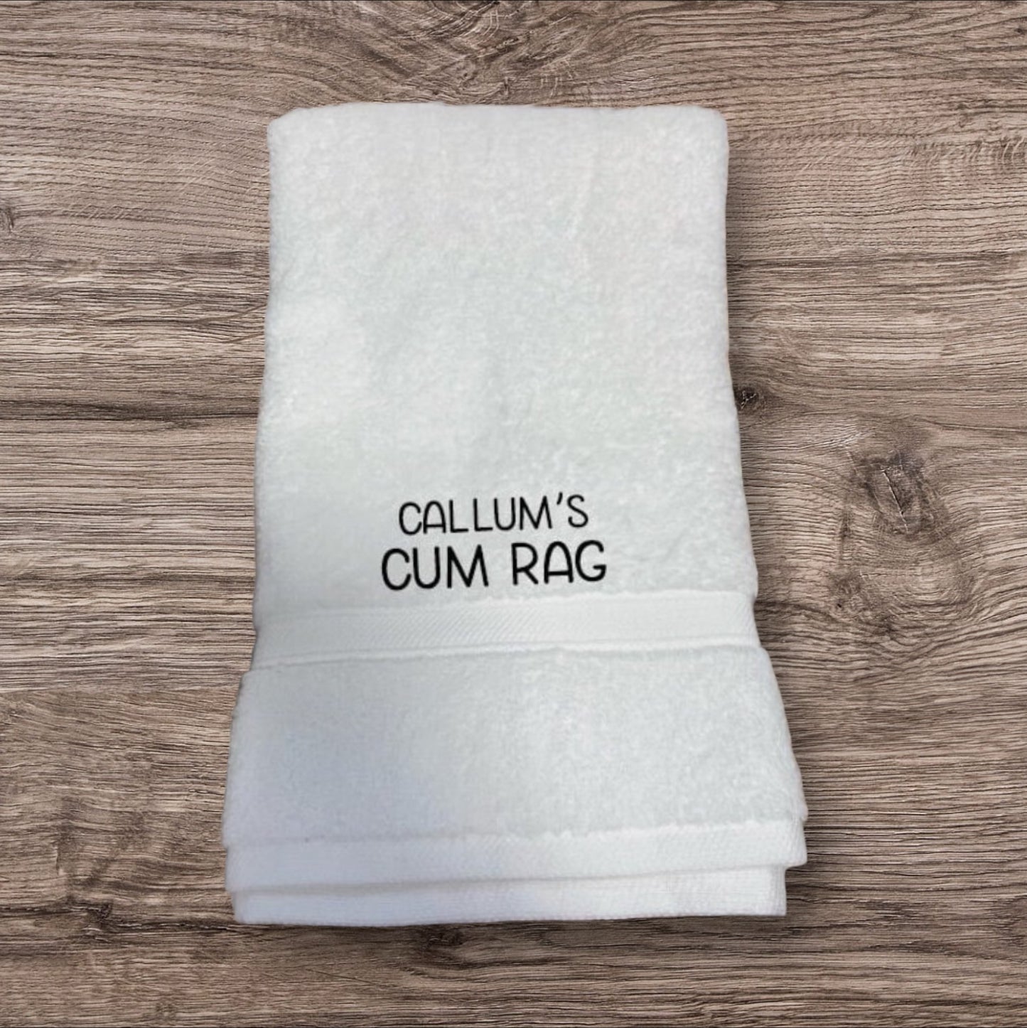 Funny Cum Catcher Towel or Flannel