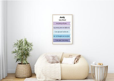 Anxiety Coping Statements Print