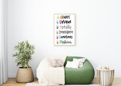 Autism Print Wall Art