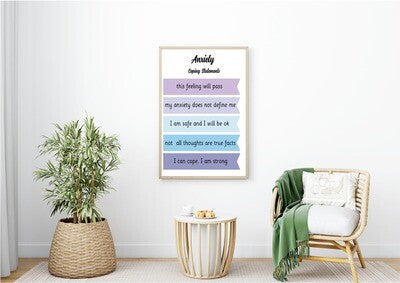 Anxiety Coping Statements Print