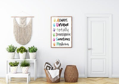 Autism Print Wall Art