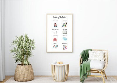 Calming Strategies Poster