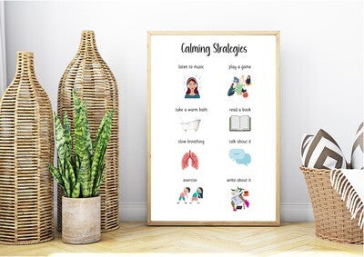 Calming Strategies Poster