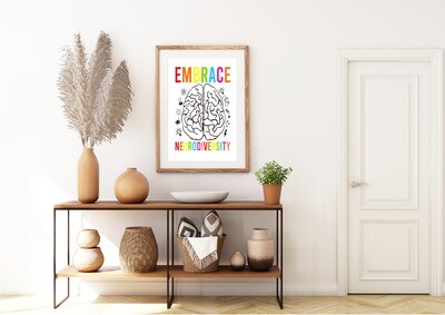 Embrace Neurodiversity Print