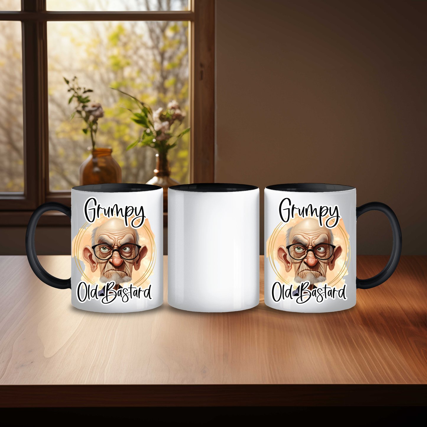 Funny Grumpy Old Bastard Mug,