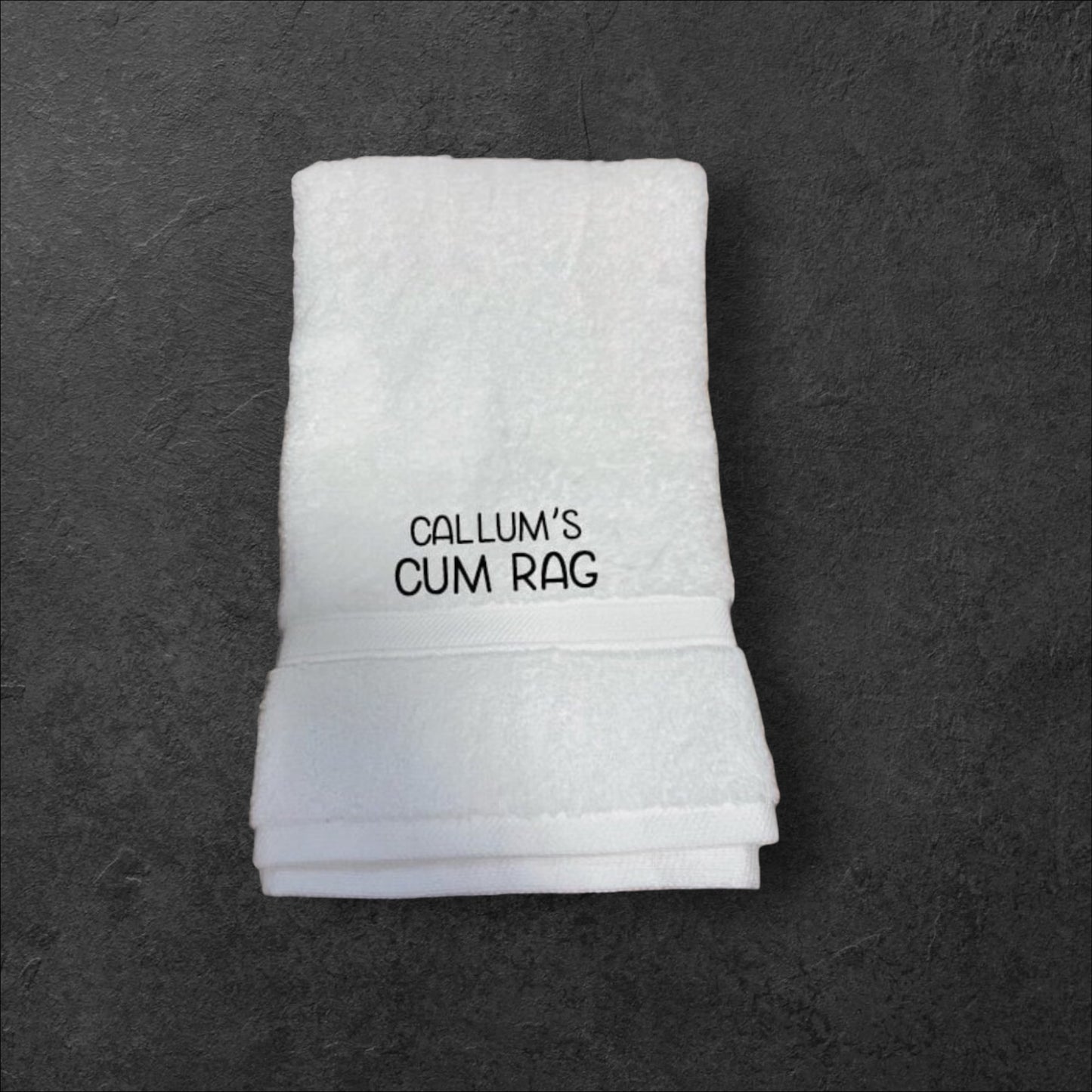 Funny Cum Catcher Towel or Flannel