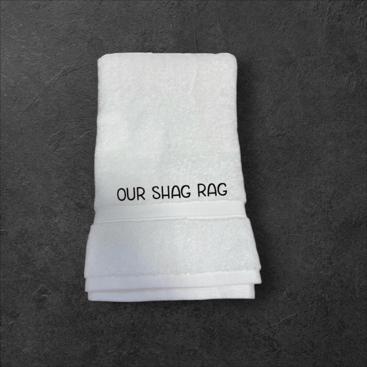 Funny Shag Rag Towel or Flannel