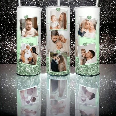 Personalised Photo Tumbler - Various Colours