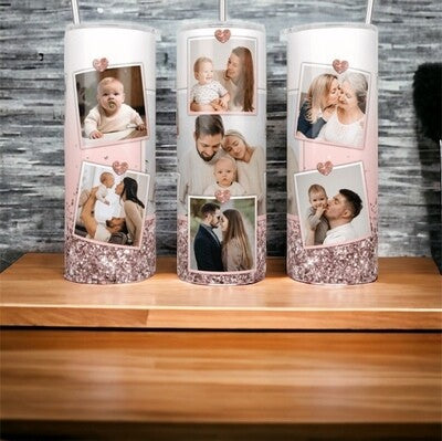Personalised Photo Tumbler - Various Colours