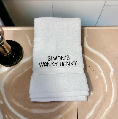 Funny Wanky Hanky Towel or Flannel