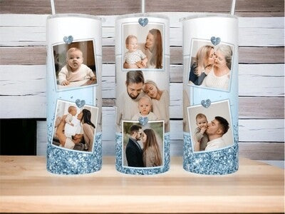 Personalised Photo Tumbler - Various Colours