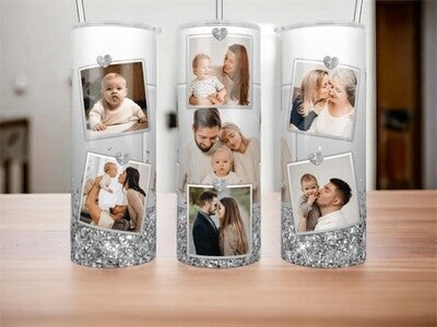 Personalised Photo Tumbler - Various Colours