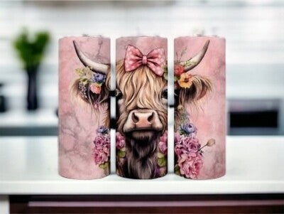 Highland Cow Tumbler