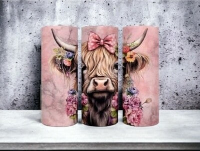 Highland Cow Tumbler