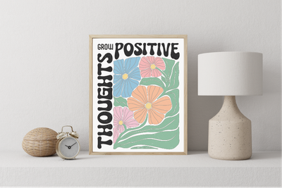 Pastel Floral Affirmation Prints