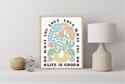 Pastel Floral Affirmation Prints