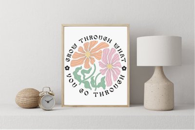 Pastel Floral Affirmation Prints