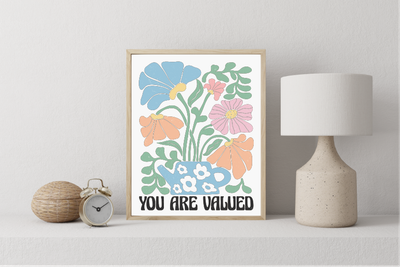 Pastel Floral Affirmation Prints