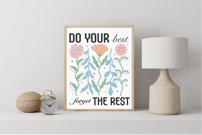 Pastel Floral Affirmation Prints