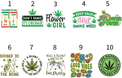 Marijuana Prints, Various Designs