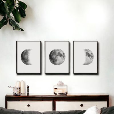 Set of 3 Moon Phase Prints