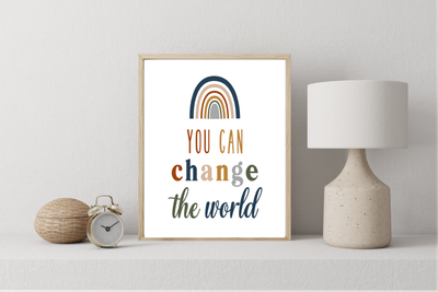Retro Affirmation Prints, Various Designs