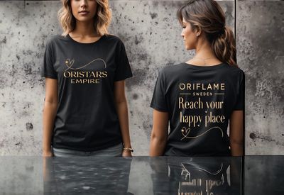 Oristars Team T-shirt in a Gold Design