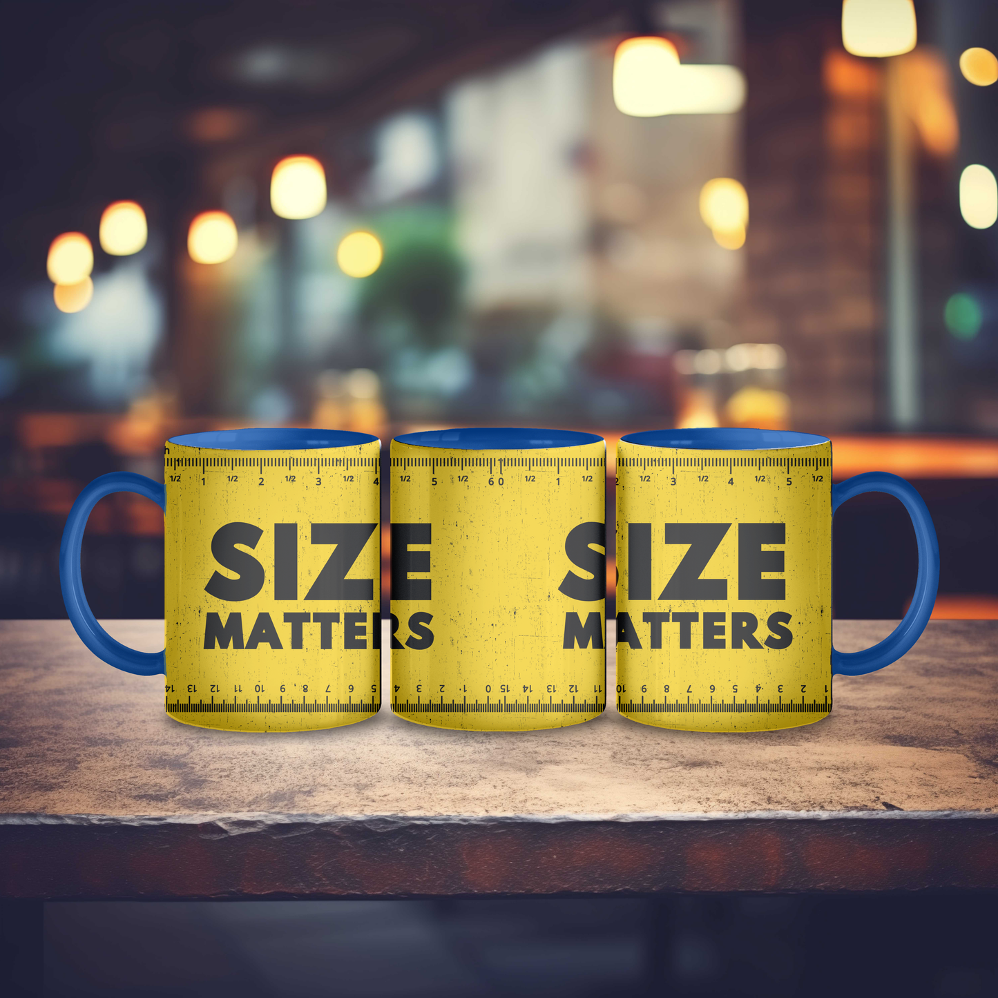 Funny Size Matters Mug