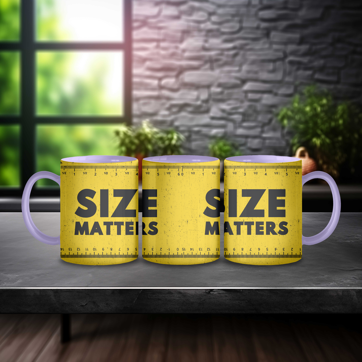 Funny Size Matters Mug