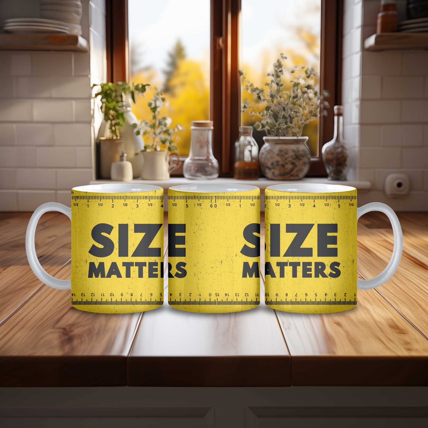 Funny Size Matters Mug