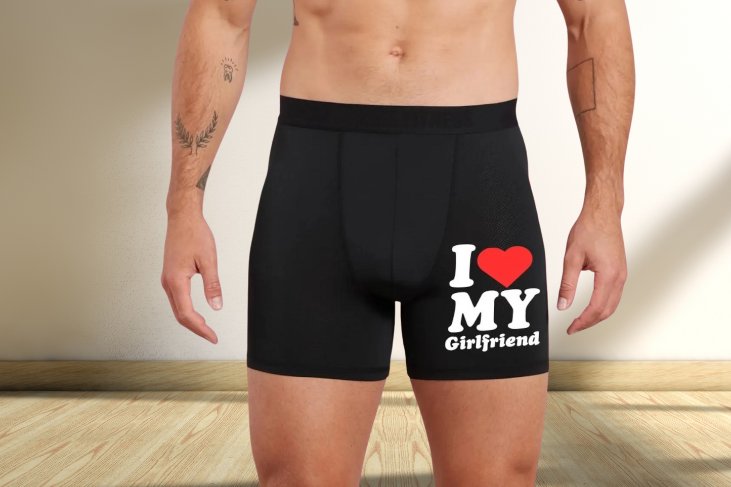 I Love My Girlfriend Cute Boxers