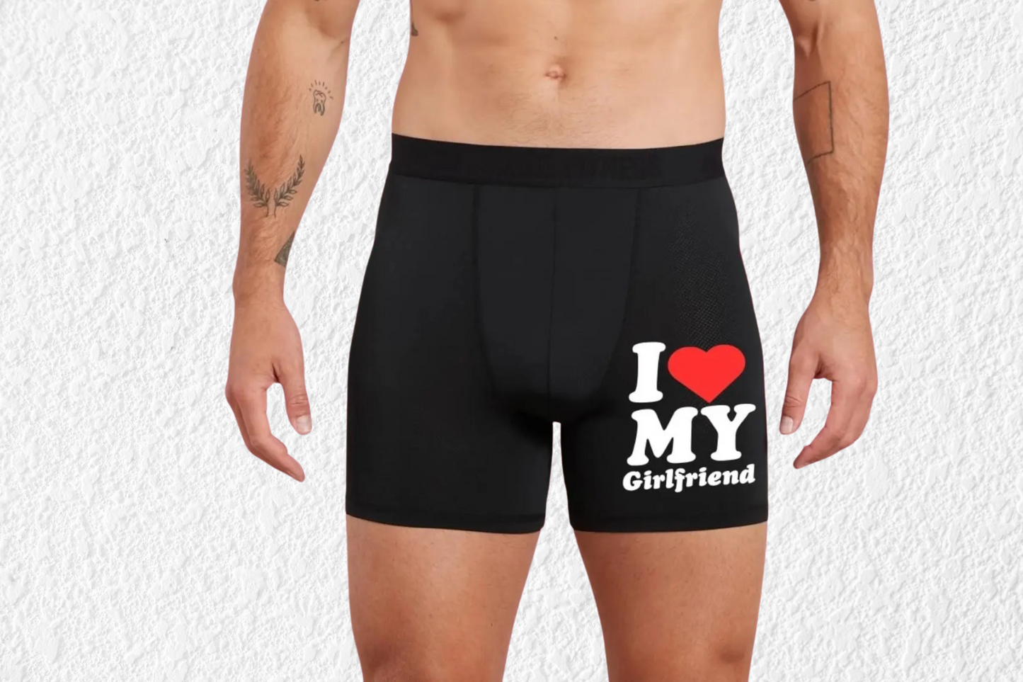 I Love My Girlfriend Cute Boxers