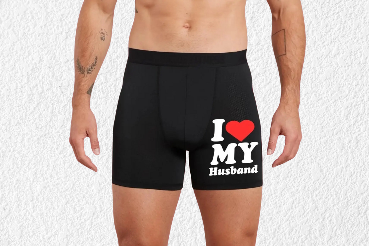 I Love my Husband Cute Boxers