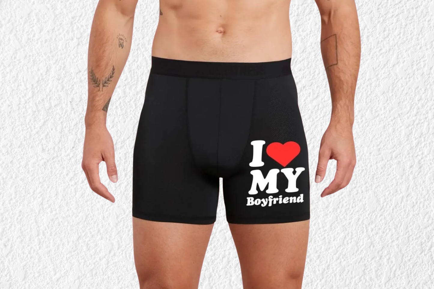 I Love My Boyfriend Cute Boxers