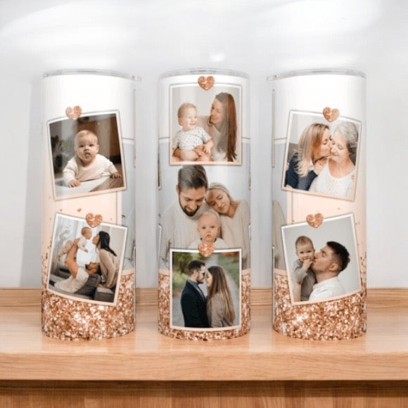 Personalised Photo Tumbler - Various Colours