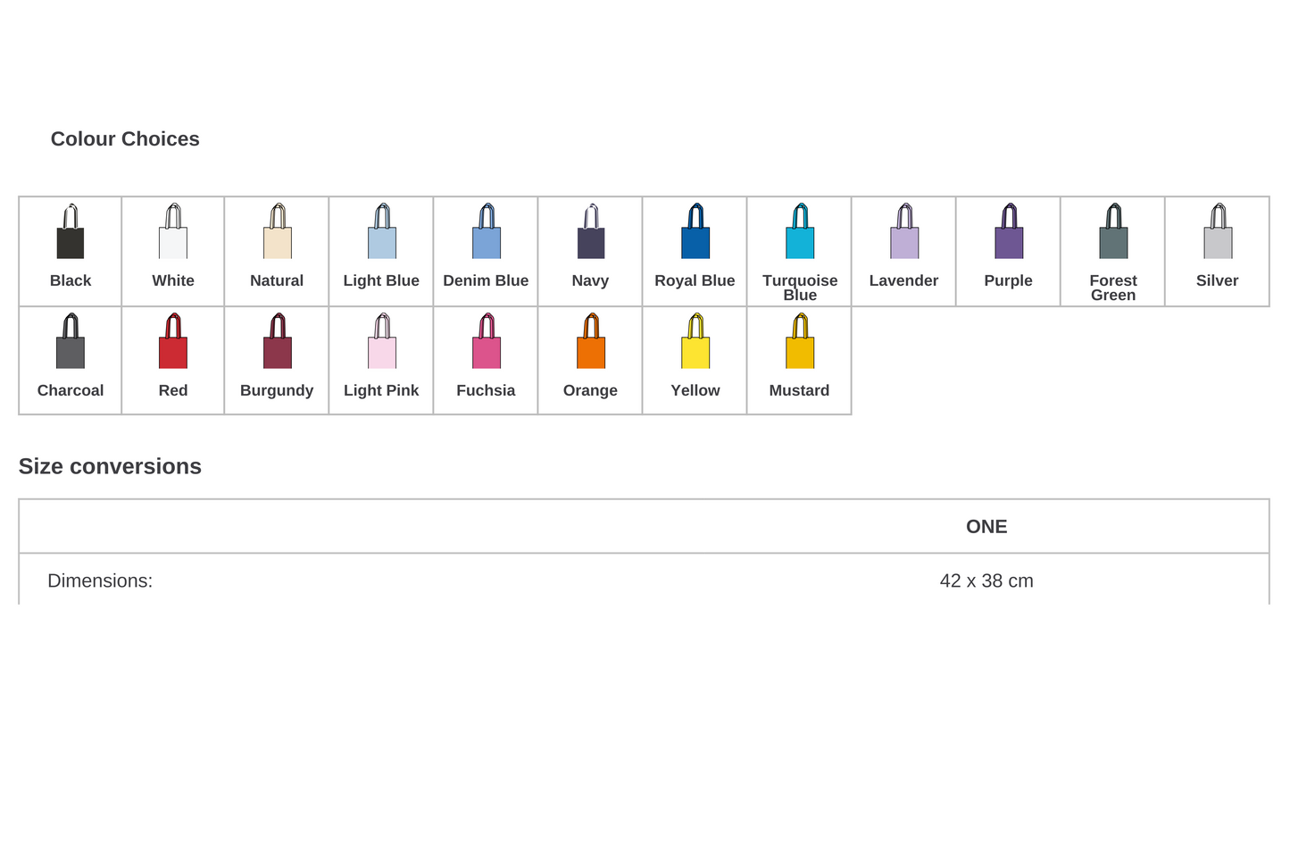 Long Handle Tote Bag