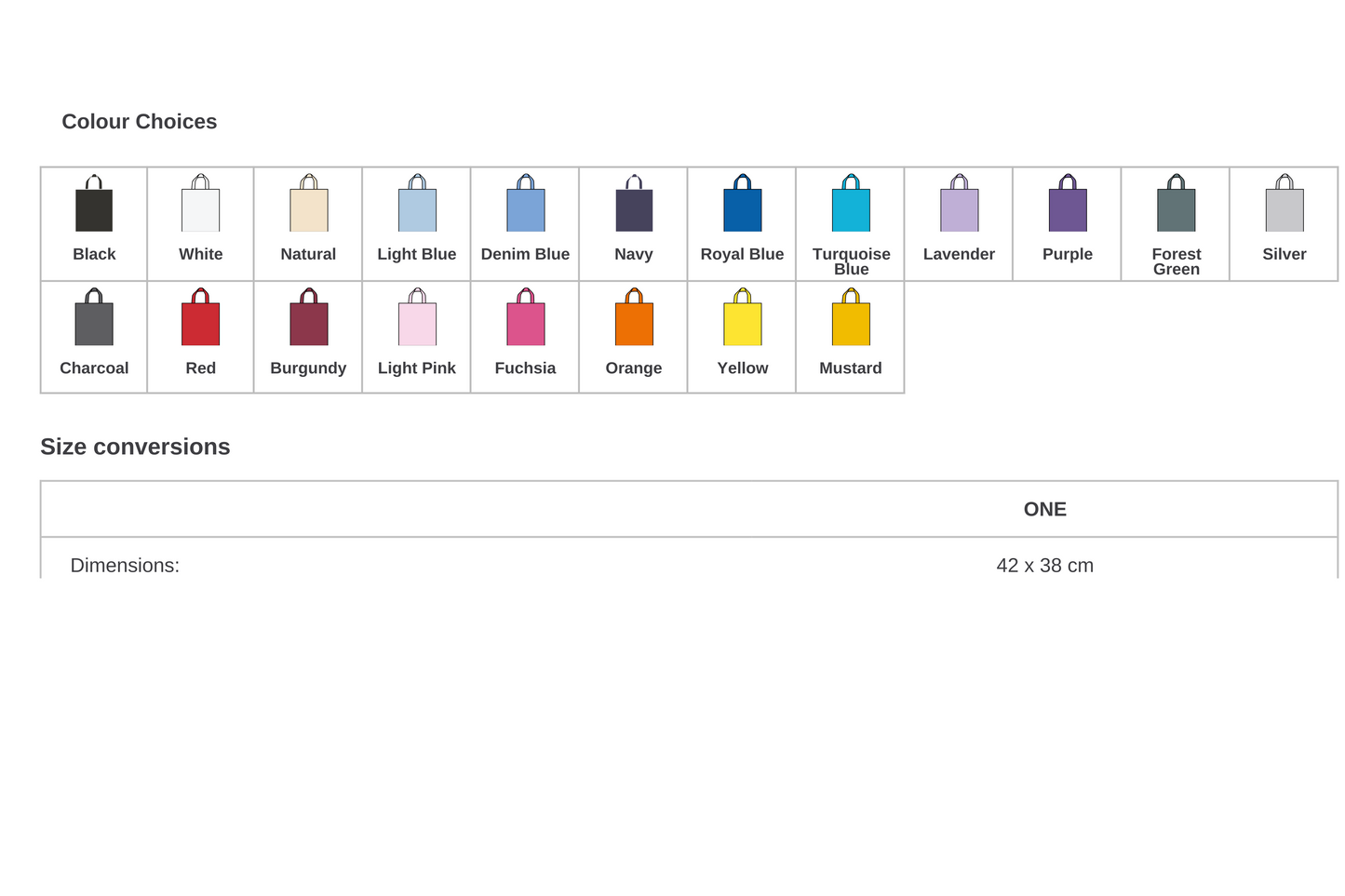 Short Handle Tote Bag