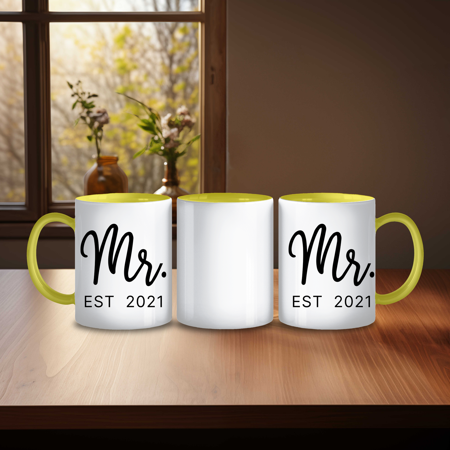 Mr & Mrs Mug Set