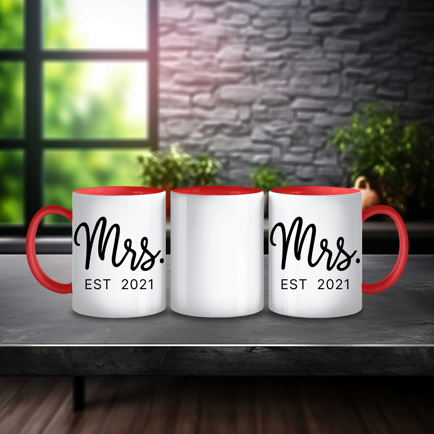 Mr & Mrs Mug Set
