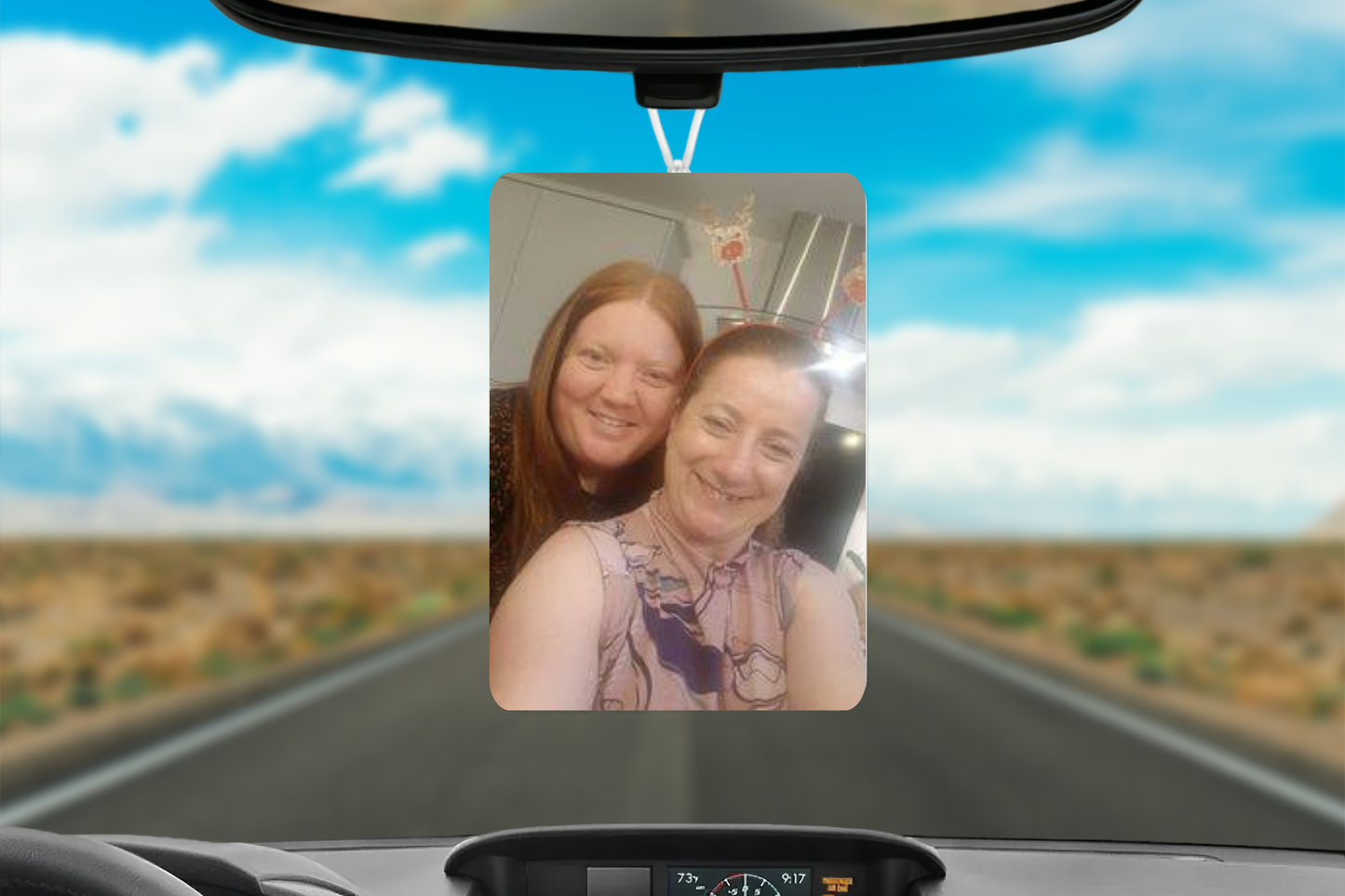 Double Sided Personalised Car Air Freshener,