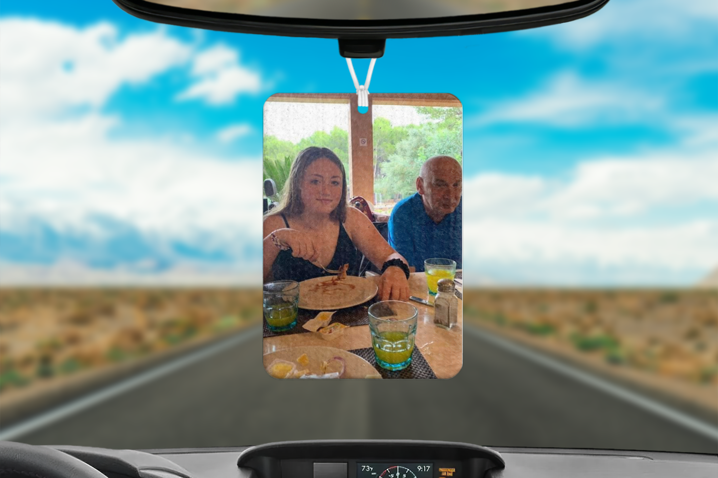Double Sided Personalised Car Air Freshener,
