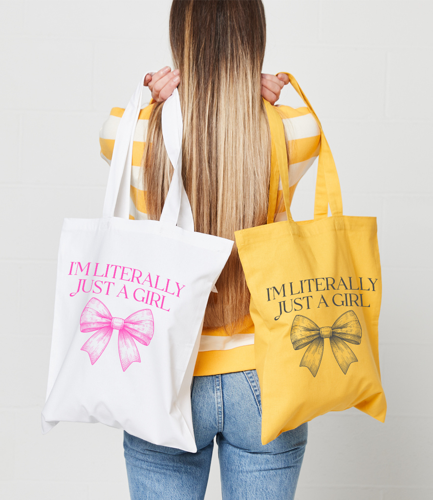 Literally Just a Girl Tote Bag