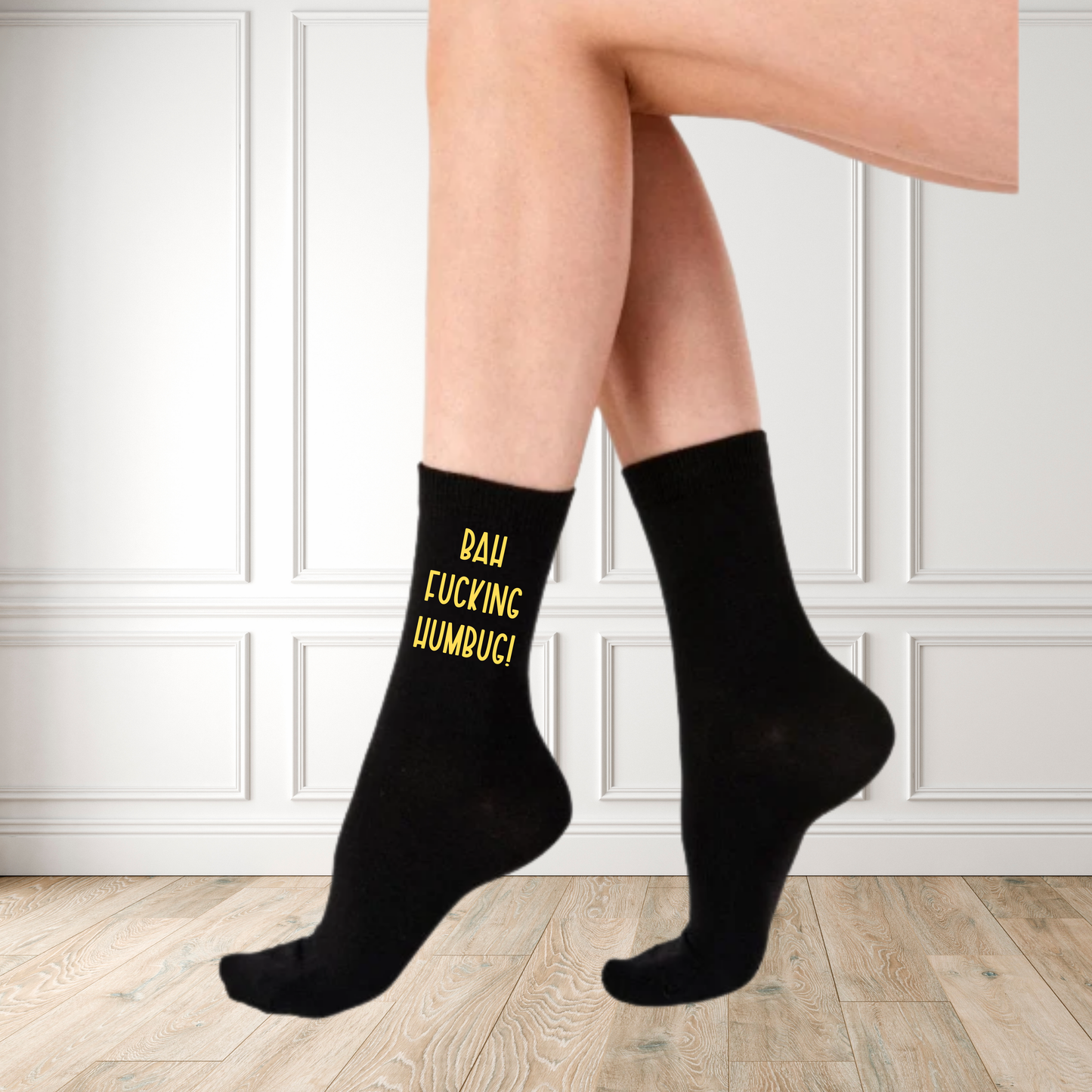 Bah Fucking Humbug Socks – Rude Christmas Socks