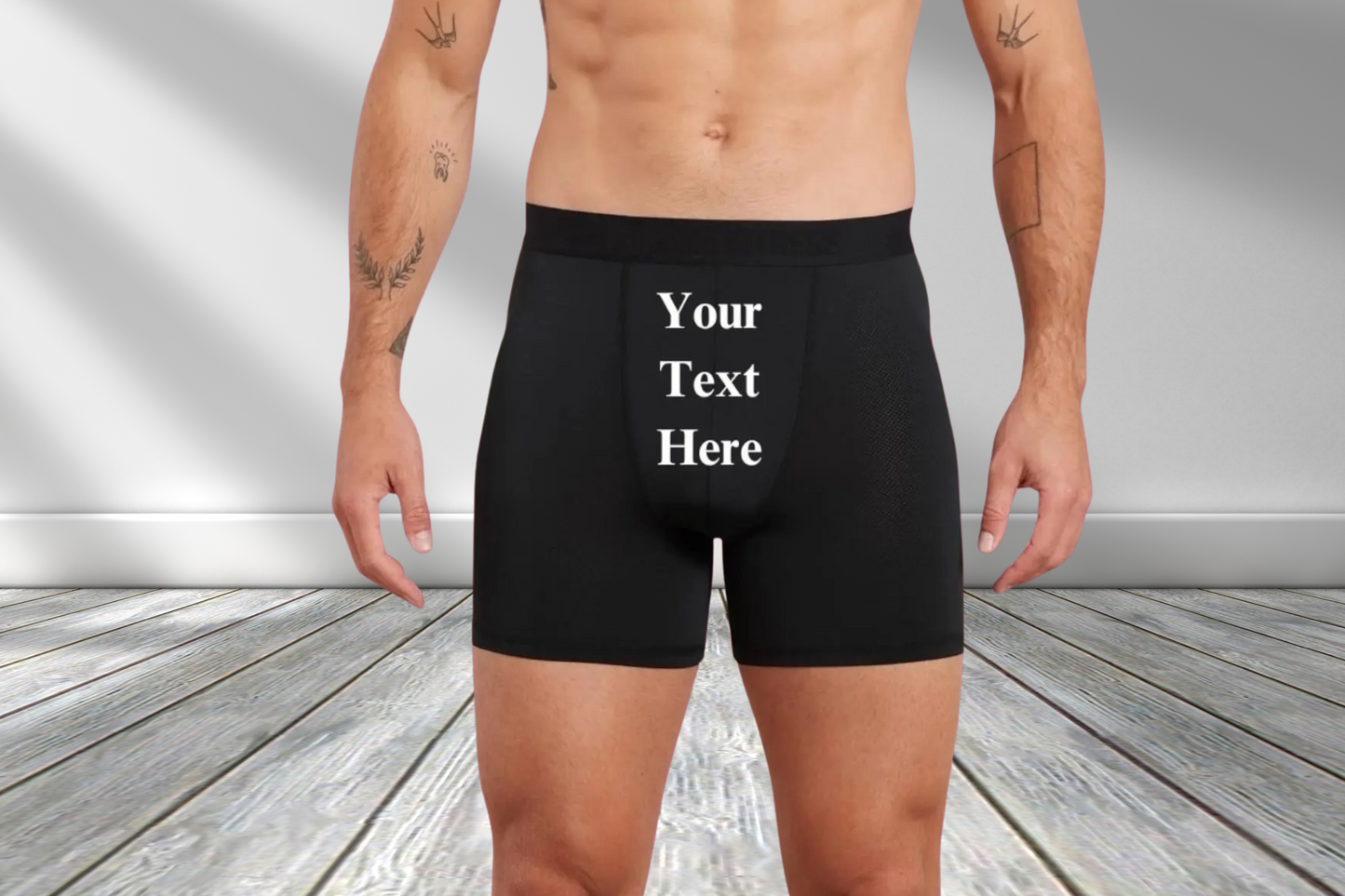 Design Your Own Black Boxers