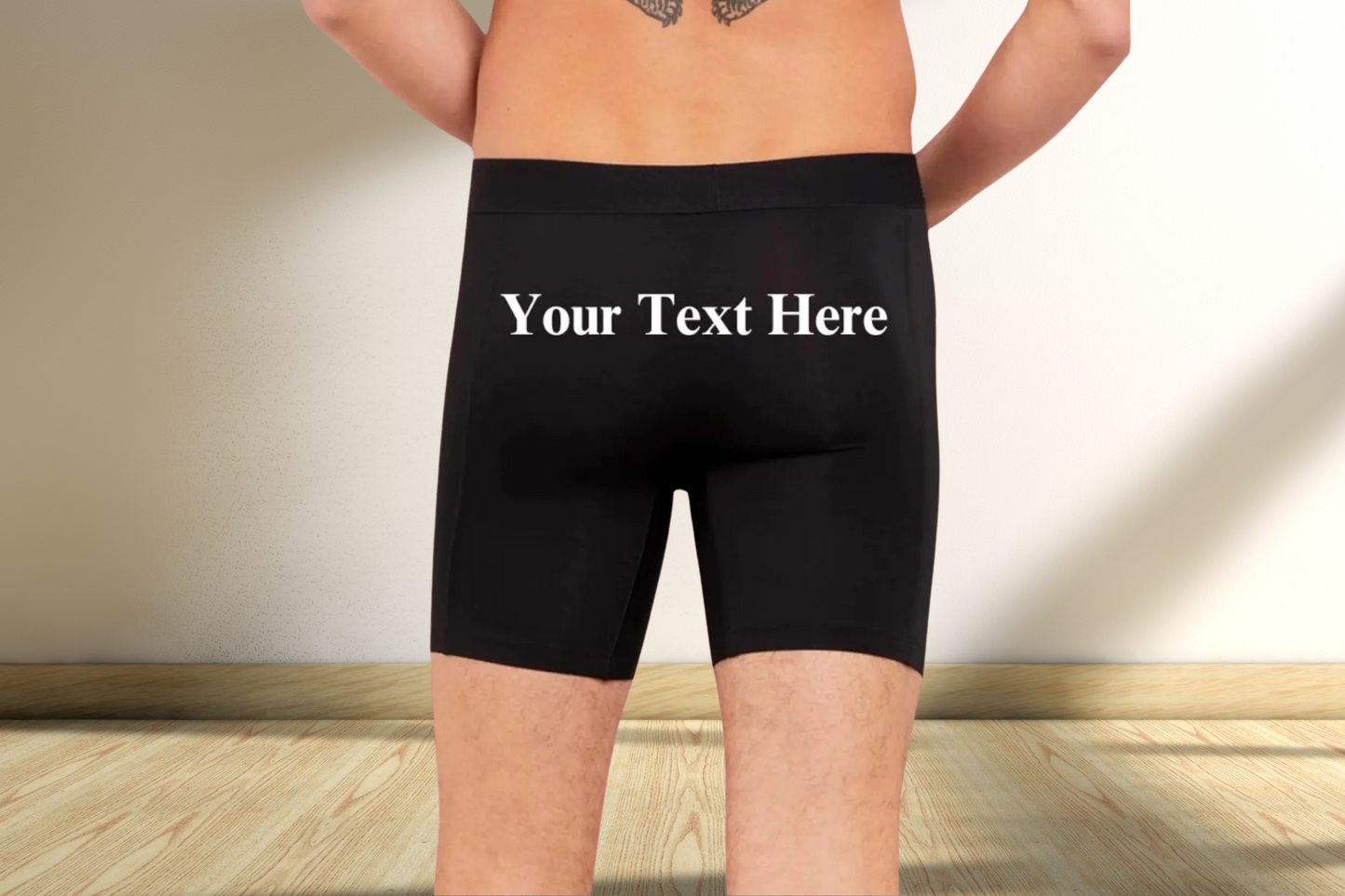 Design Your Own Black Boxers