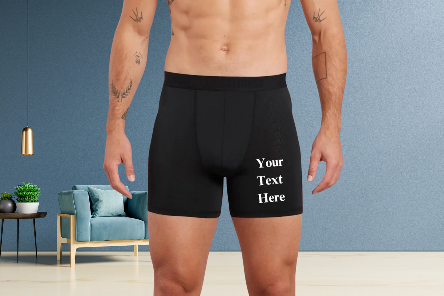 Design Your Own Black Boxers