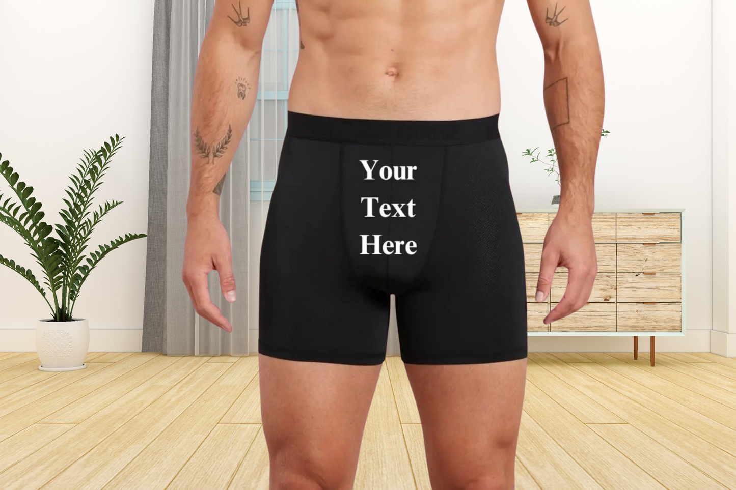 Design Your Own Black Boxers