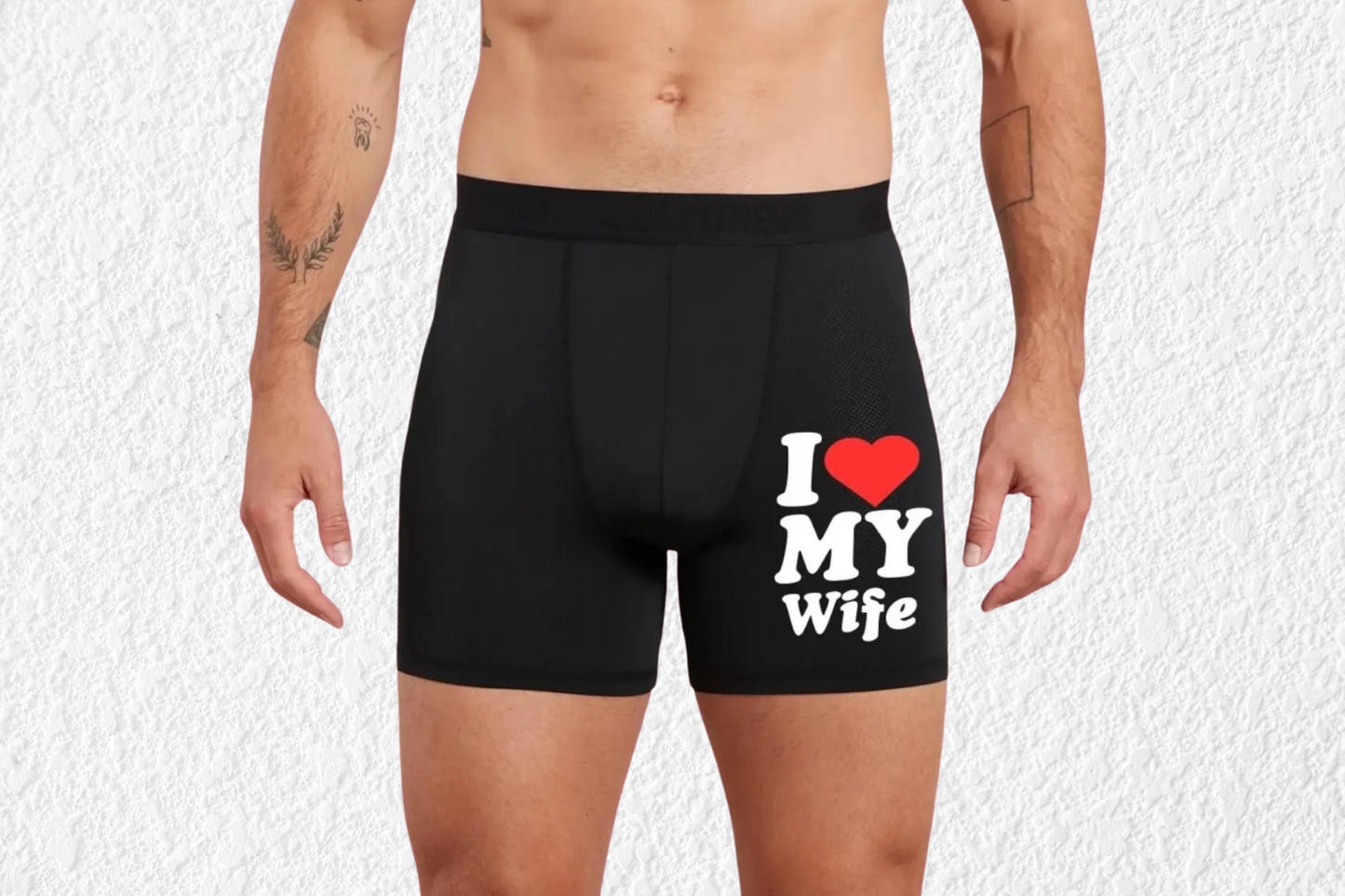 Cute I Love my Wife Boxers