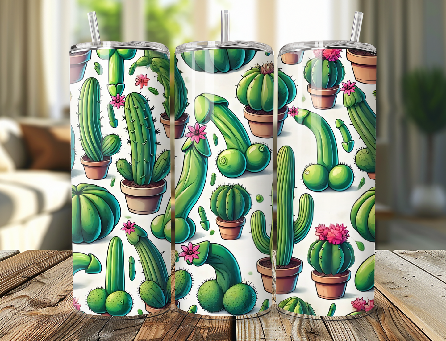 Cactus Penis Tumbler